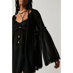 Free People Magdalene Crochet Tunic
